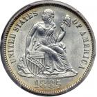 1885 Liberty Seated Dime. PCGS MS63