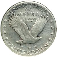 1923-S Liberty Standing Quarter Dollar. PCI VF20 - 2