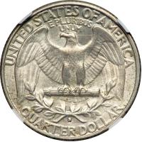 1932-S Washington Quarter Dollar. NGC AU58 - 2