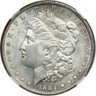 1884 Morgan Dollar. NGC MS61