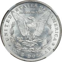 1887/6 Morgan Dollar. NGC MS62 - 2