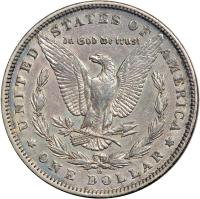 1896-O Morgan Dollar. AU55 - 2