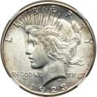 1923-S Peace Dollar. NGC MS64