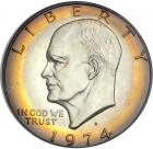 1974-S Ike Dollar 40% Silver. ANACS PF67