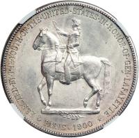 1900 Lafayette Dollar NGC graded Unc Details Improperly Cleaned - 2