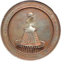 (1860) B-326A AE Mint Cabinet Medal. NGC MS62 - 2