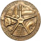 1958 Bronze Medal For The Diamond Jubilee Of Valley City