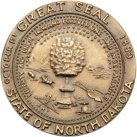 1958 Bronze Medal For The Diamond Jubilee Of Valley City - 2