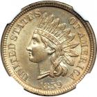 1859 Indian Cent. NGC MS63