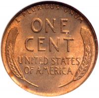 1955 Lincoln Cent. Doubled die obverse. NGC MS63 - 2