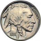 1936 Buffalo Nickel. Type 1. PCGS PF66