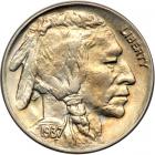 1937-D Buffalo Nickel. 3 legs. NGC MS64