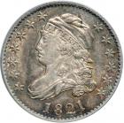 1821 Capped Bust Dime. Large date. PCGS AU58