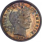 1893 Barber Dime. PCGS PF65