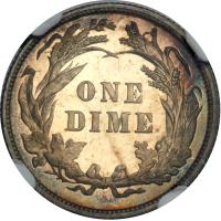 1898 Barber Dime. NGC PF67 - 2