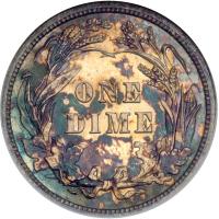 1912 Barber Dime. NGC PF65 - 2