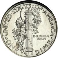 1941-S Mercury Dime. NGC MS68 - 2