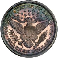 1895 Barber Quarter Dollar. PCGS PF66 - 2