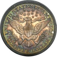 1908 Barber Quarter Dollar. PCGS PF64 - 2