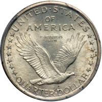 1917 Liberty Standing Quarter Dollar. Type 1. PCGS MS65 - 2