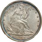 1861 Liberty Seated Half Dollar. NGC MS62