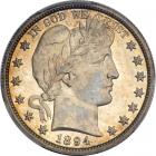 1894 Barber Half Dollar. PCGS PF66