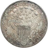 1798 Draped Bust Dollar. Large eagle. NGC EF45 - 2