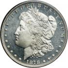 1878 Morgan Dollar. 7 tail feathers, reverse of 1878. PCGS MS65