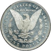 1878 Morgan Dollar. 7 tail feathers, reverse of 1878. PCGS MS65 - 2