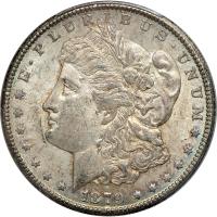 1879-CC Morgan Dollar. Capped die. PCGS MS62