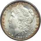 1880-CC Morgan Dollar. 8 over low 7. Reverse of 1879. PCGS MS64