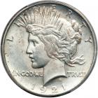 1921 Peace Dollar. PCGS MS64