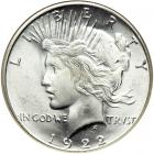 1922-S Peace Dollar. NGC MS66