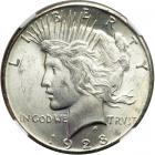 1928 Peace Dollar. NGC MS64