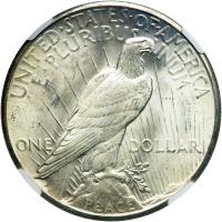 1928 Peace Dollar. NGC MS64 - 2