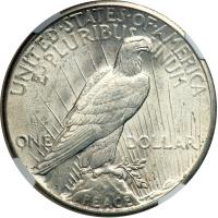 1928 Peace Dollar. NGC MS62 - 2