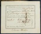 Hartford, CT - State of Connecticut Pay-Table Office. £5/8s Feb. 13, 1789. PCGS Extremely Fine 40