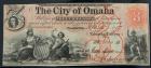 Omaha City, NE - City of Omaha. $3.00 Nov. 15, 1857. PCGS About New 50