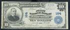 1902, $10 National Bank Note. The First NB, Zanesville, OH. Ch. #164. PCGS Very Fine 20