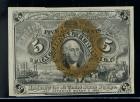 1863, 5¢ Fractional Currency. Second Issue, without surcharges. PCGS Choice New 63PPQ