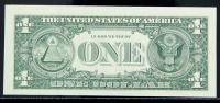 1974, $1 Federal Reserve Note. Error: Minor Misalignment of Face Printing. Choice About New 55PPQ - 2