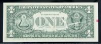 1977, $1 Federal Reserve Note. Error: Board Break on Back with BEP Rejection Mark. PCGS Very Choice New 64PPQ - 2