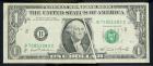 1981, $1 Federal Reserve Note. Error: Gutterfold on Face and Back. PCGS Very Fine 25