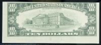 1985, $10 Federal Reserve Note. Error: Misaligned Back Printing. PCGS Very Fine 35 - 2