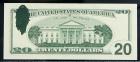 1996, $20 Federal Reserve Note.Error: Ink Smear on Back. PCGS Superb Gem New 67PPQ