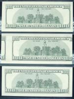 1996, $100 Federal Reserve Notes, Error with Bookends - 2