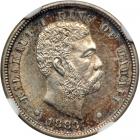 1883 Hawaiian Ten Cents. NGC MS64