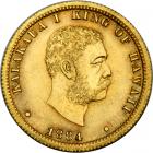 1884 Hawaiian Quarter Dollar Struck In Gold 8.35 Grams. PCGS MS66