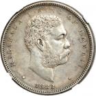 1883 Hawaiian Half Dollar. NGC AU50