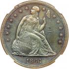 1866 Pattern Dollar Copper Reeded Edge J-541 Pollock-606 Low Rarity 6